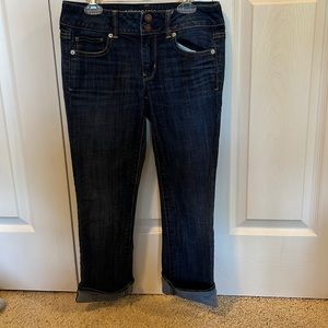 American Eagle Denim Cropped Jeans.